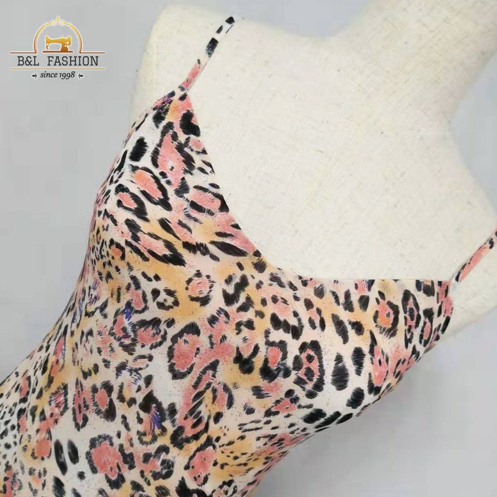 Classic Summer Women Casual Leopard Print Dress Women Hot Sale Women Leopard Print Dress - Image 3